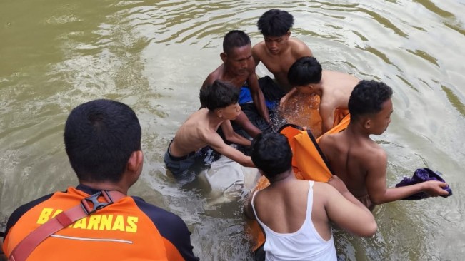 Korban ditemukan dalam kondisi tak bernyawa. [Dok SAR Medan]